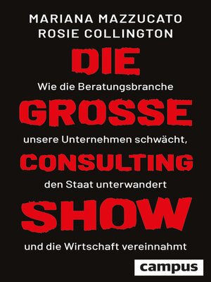 cover image of Die große Consulting-Show